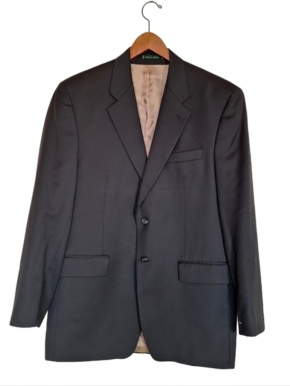 RALPH LAUREN Olive Green / Khaki 2-Button Mens Suit Jacket Pants